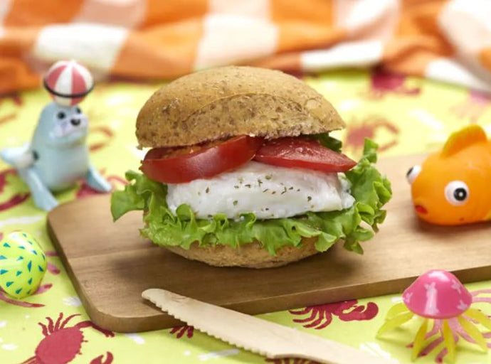 Receta Sándwich de mariscos para Niños