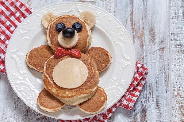 Receta Panqueques en Forma de OSO de peluche ~ Ninos